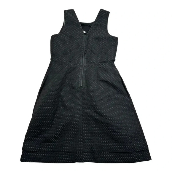 Madewell Lowlight Black Gold Shimmer Dot Dress - Picture 3 of 11